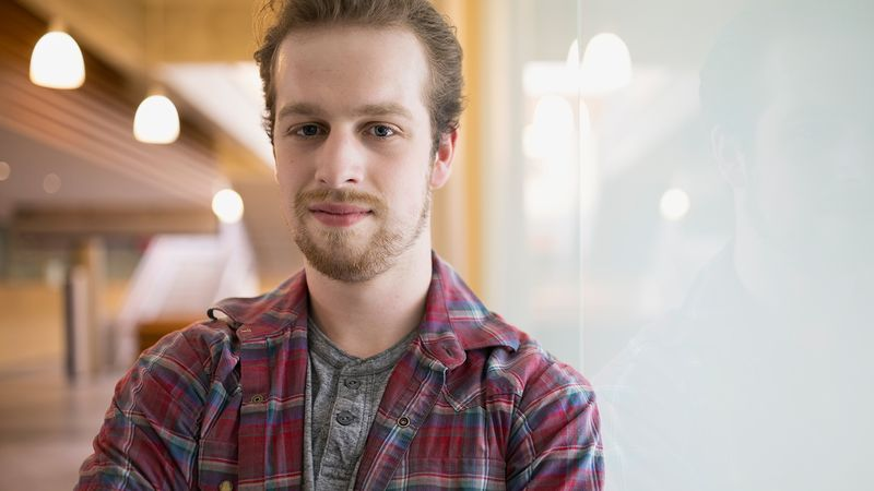 Illustration for article titled Area Man Excited To Hear Girlfriend Has Been Doing A Lot Of Thinking